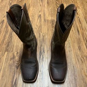 Ariat Square Toe Cowboy Boots with Premium Shock Shield